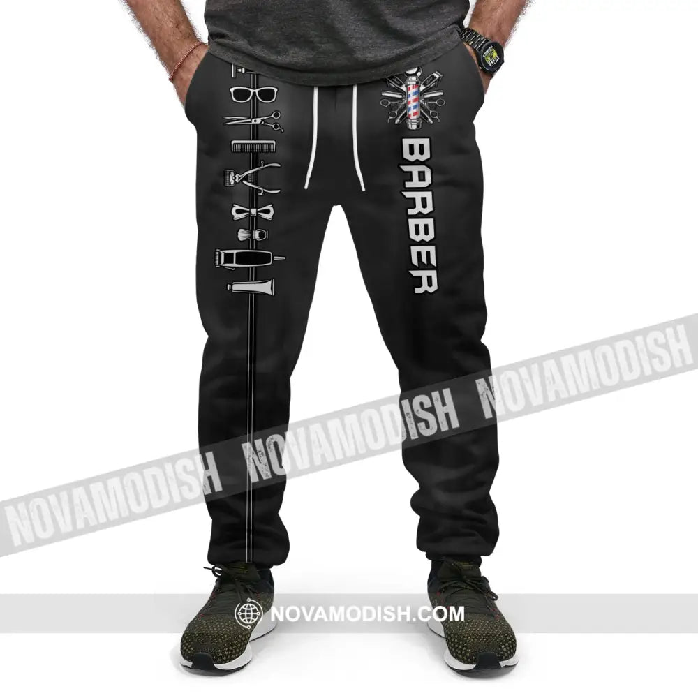 Unisex Clothing Barber Jogger Sportwear Pant For Men And Women Pants