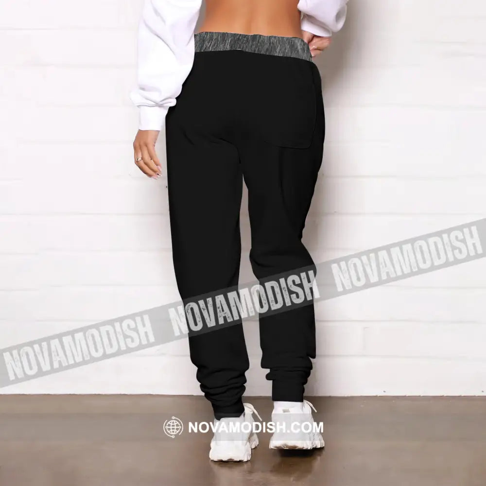 Unisex Clothing Black Cat Jogger Pants For Lovers