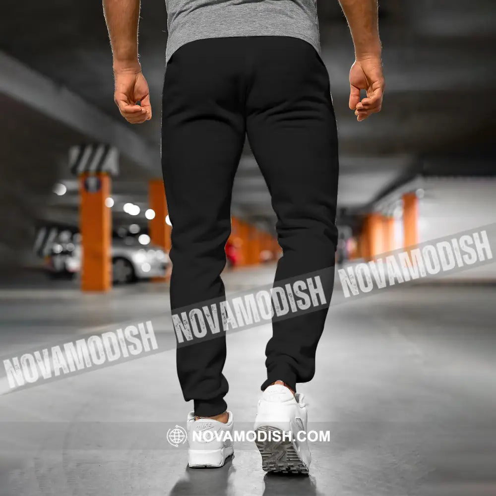 Unisex Clothing Black Cat Jogger Pants For Lovers