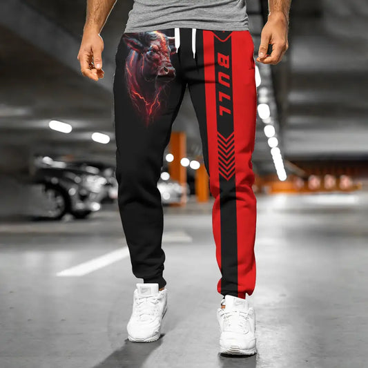 Unisex Clothing Bull Jogger Pants For Lovers