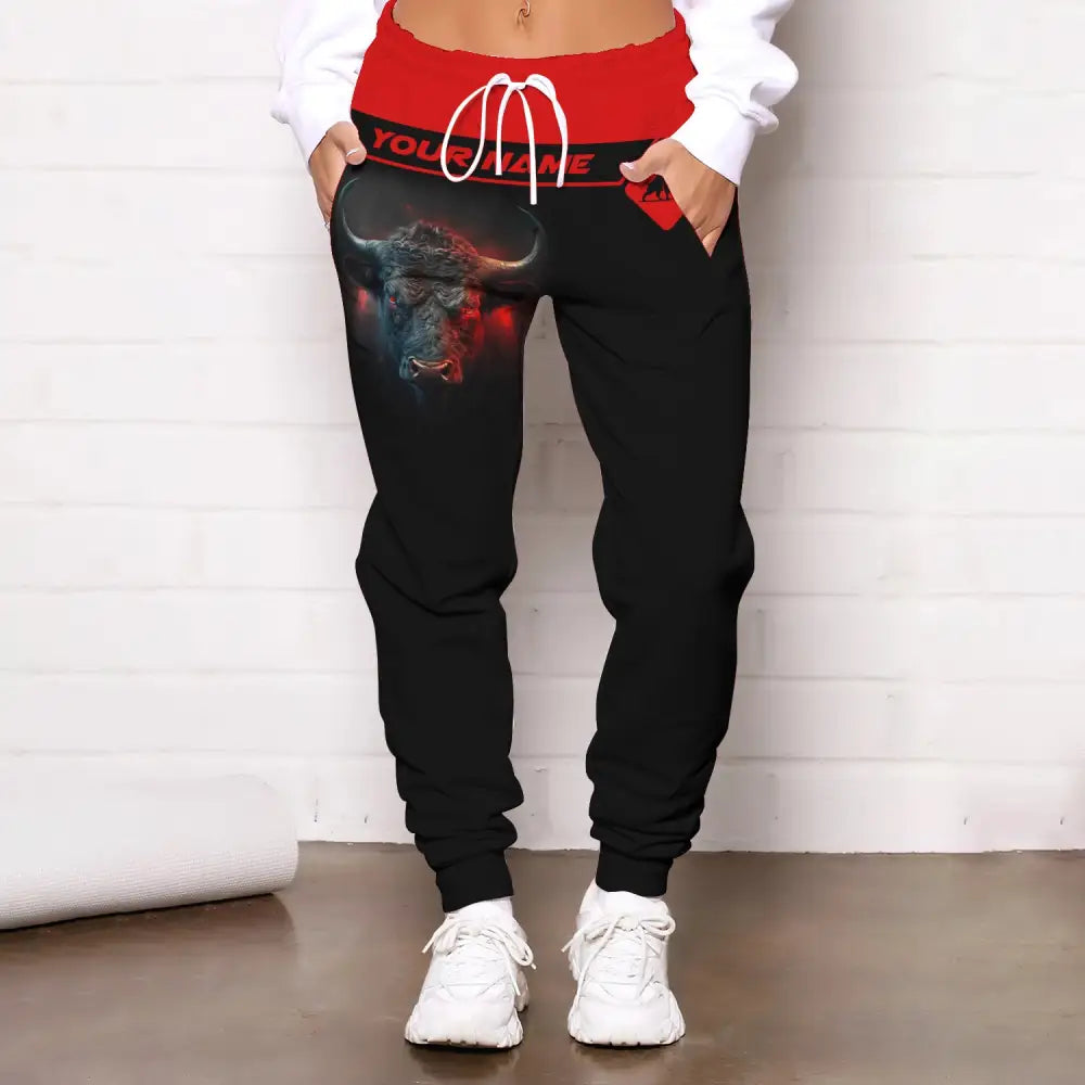 Unisex Clothing Bull Jogger Pants For Lovers