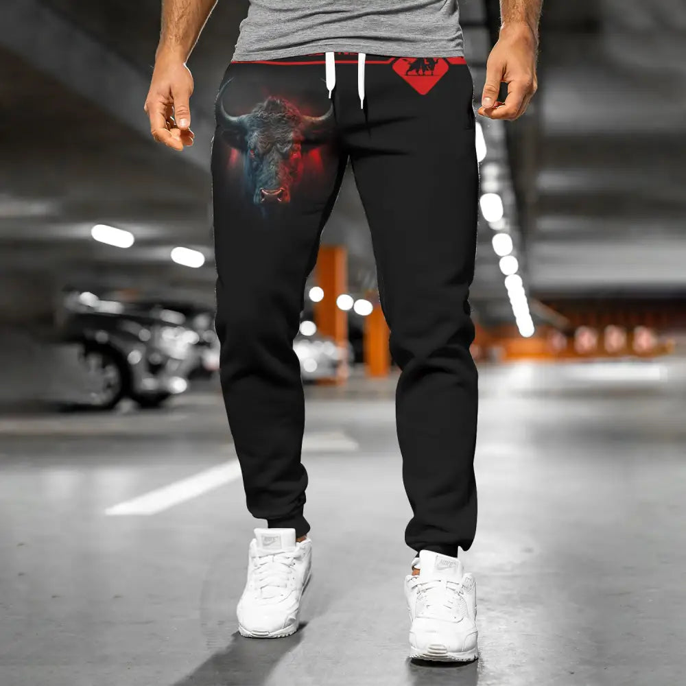Unisex Clothing Bull Jogger Pants For Lovers