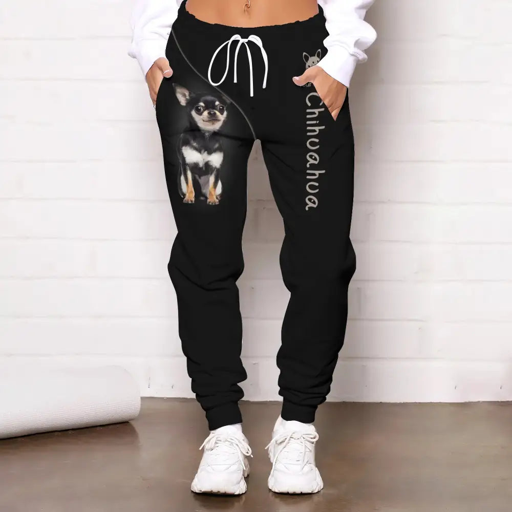 Unisex Clothing Chihuahua Jogger Pants For Dog Lovers