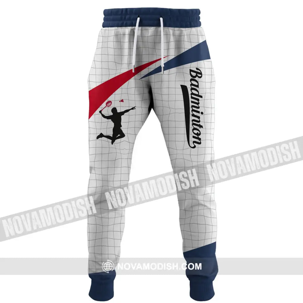 Unisex Clothing Custom Badminton Jogger Badminton Jogger Pants Gift for Badminton Lovers Pants