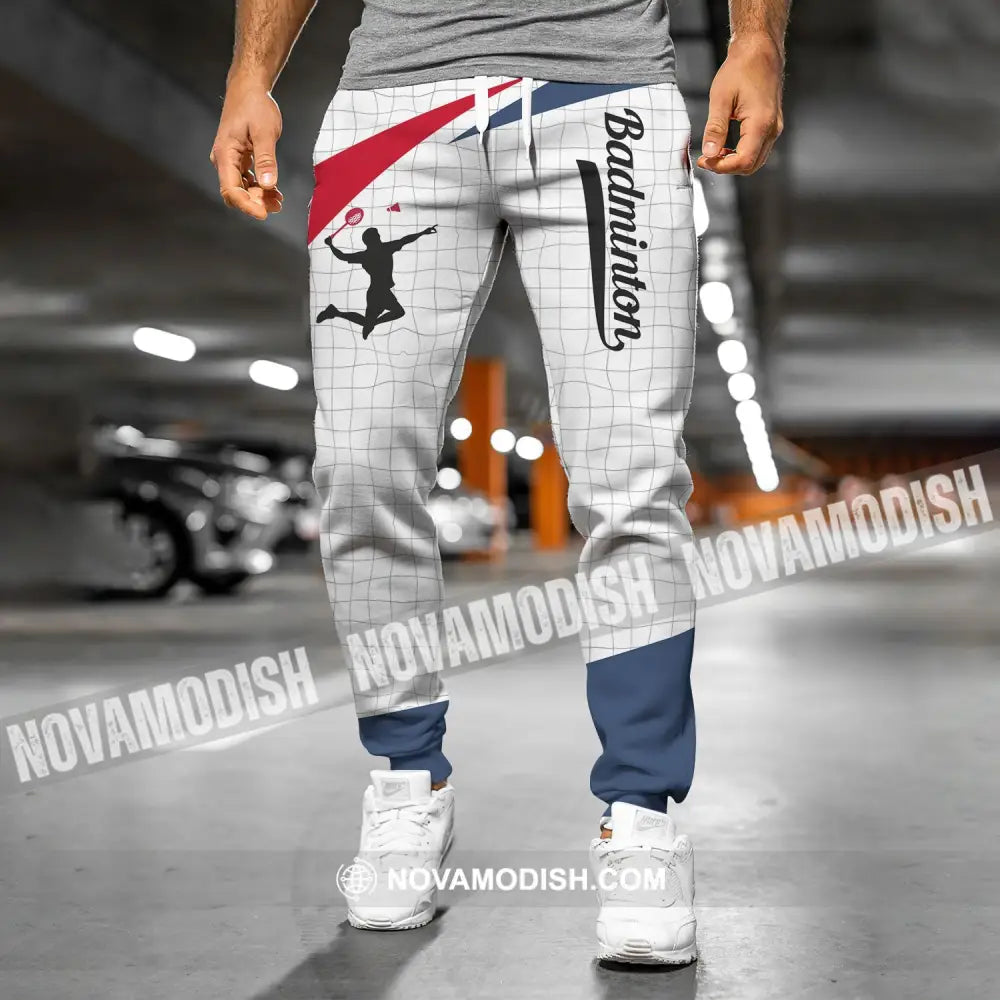 Unisex Clothing Custom Badminton Jogger Badminton Jogger Pants Gift for Badminton Lovers S Pants