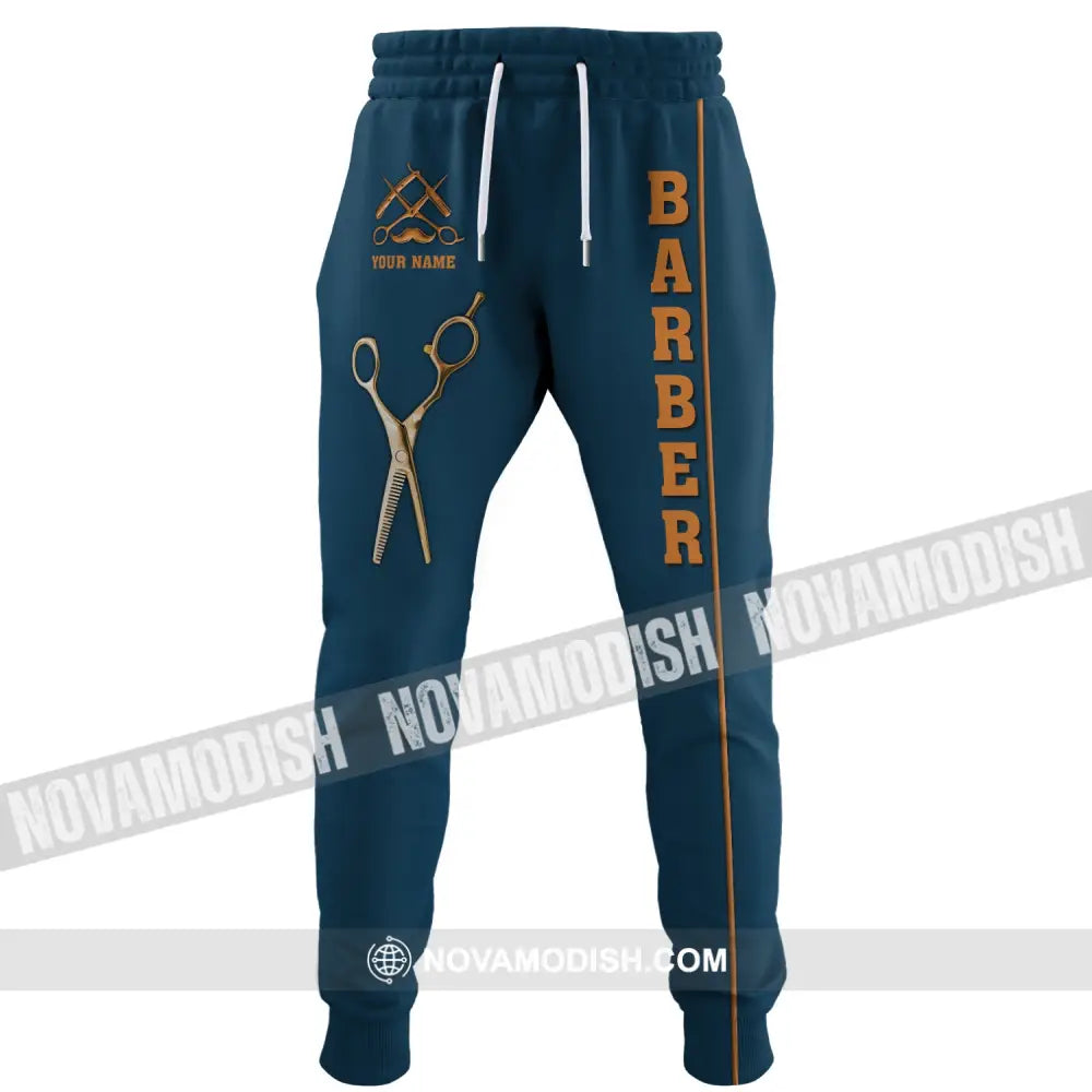 Unisex Clothing Custom Barber Jogger Sportwear Pants For Men And Women