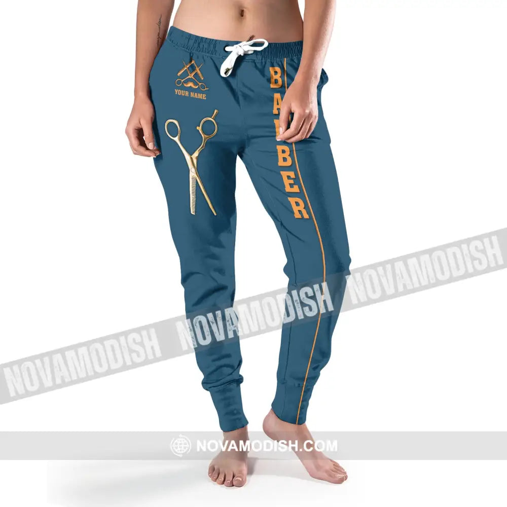 Unisex Clothing Custom Barber Jogger Sportwear Pants For Men And Women