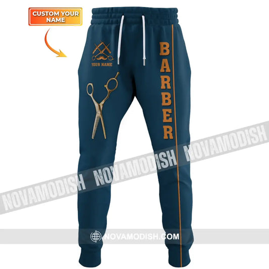 Unisex Clothing Custom Barber Jogger Sportwear Pants For Men And Women