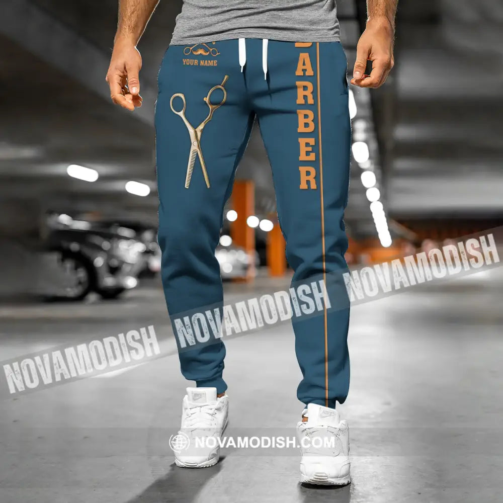 Unisex Clothing Custom Barber Jogger Sportwear Pants For Men And Women