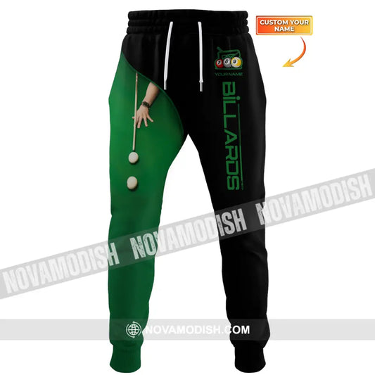 Unisex Clothing Custom Billiard Jogger Pants Gift For Lovers S