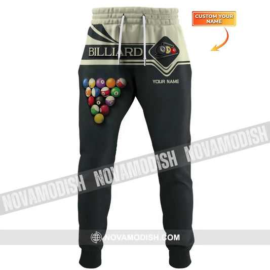 Unisex Clothing Custom Billiards Jogger Pants Gift For Lovers