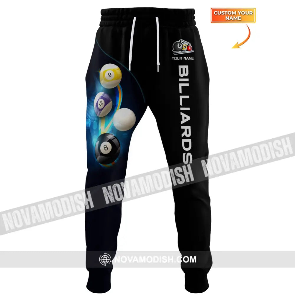 Unisex Clothing Custom Billiards Jogger Pants Gift For Lovers