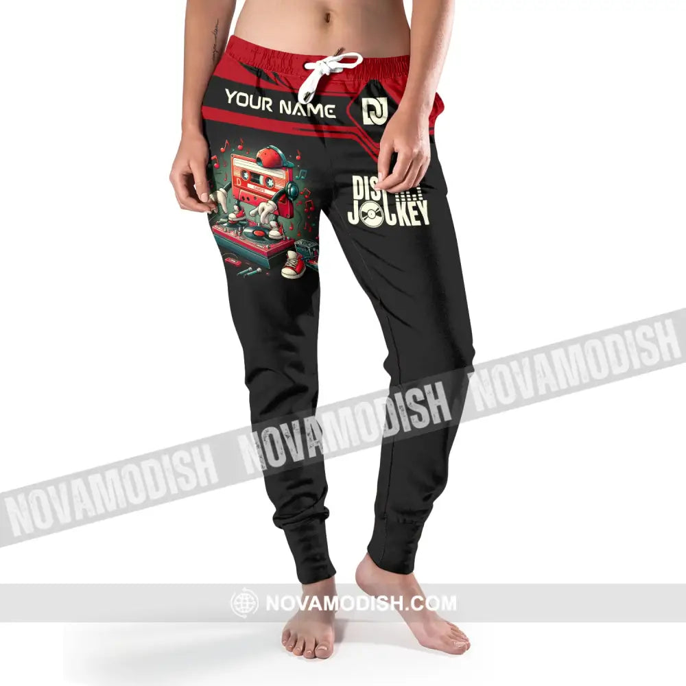 Unisex Clothing Custom Disc Jockey Jogger Pants Gift For Dj