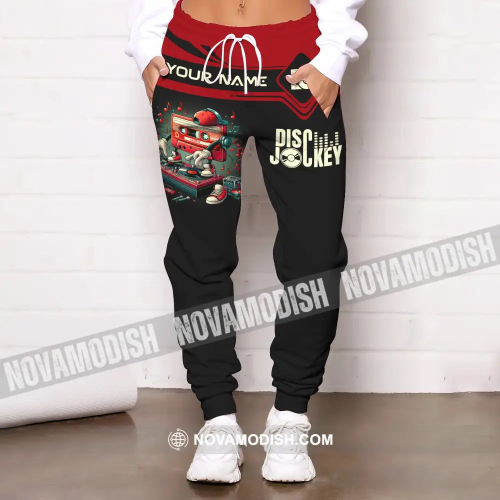 Unisex Clothing Custom Disc Jockey Jogger Pants Gift For Dj