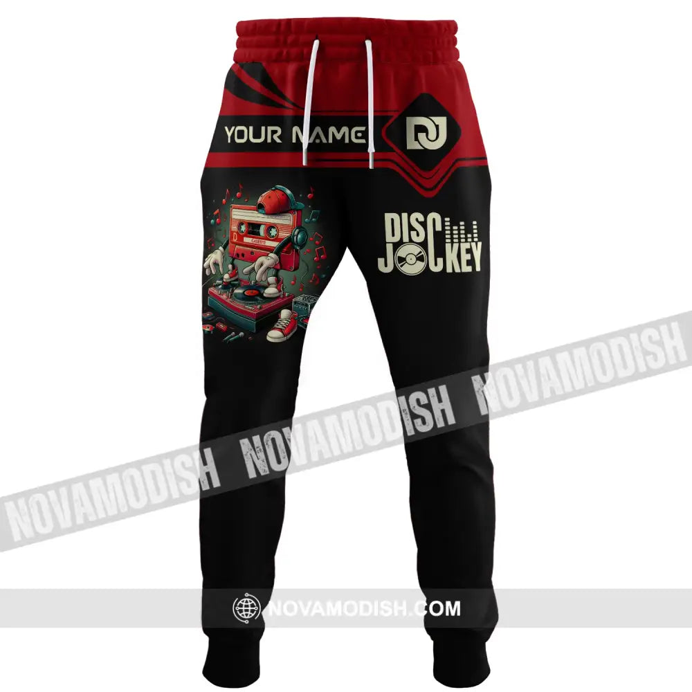 Unisex Clothing Custom Disc Jockey Jogger Pants Gift For Dj S