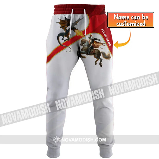 Unisex Clothing Custom England Jogger English Pants Knight