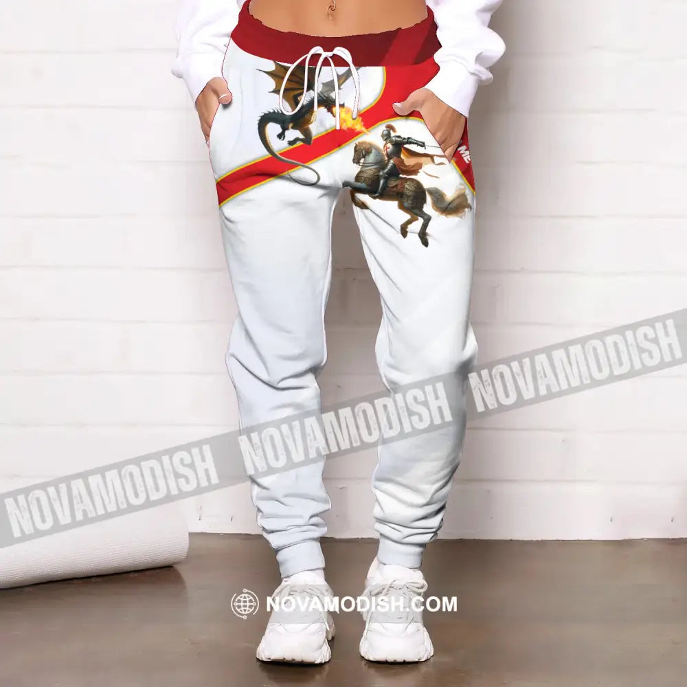 Unisex Clothing Custom England Jogger English Pants Knight