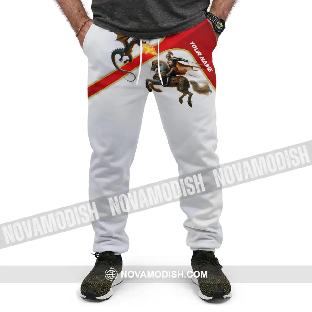 Unisex Clothing Custom England Jogger English Pants Knight