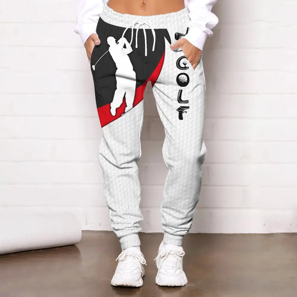 Unisex Clothing Custom Golf Jogger Pants Gift For Golfter Tee Golfing Gifts