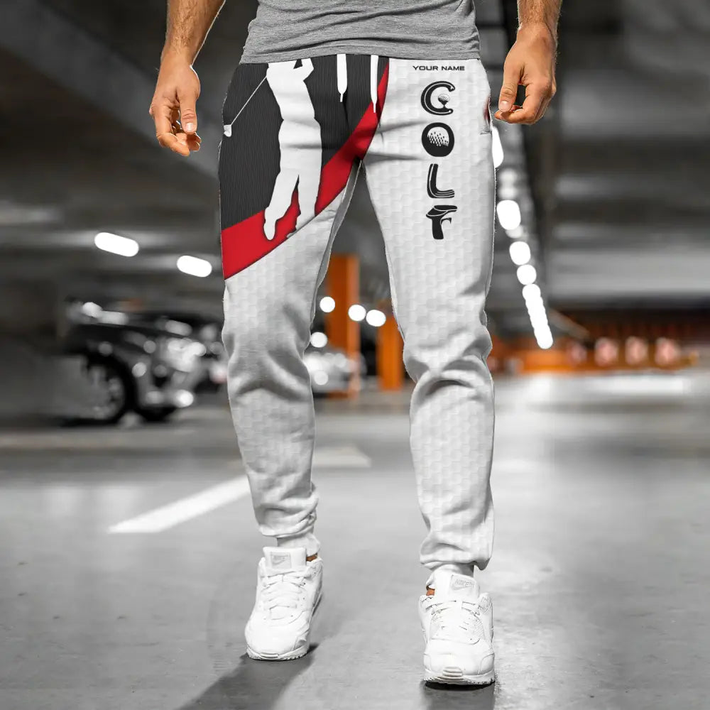 Unisex Clothing Custom Golf Jogger Pants Gift For Golfter Tee Golfing Gifts