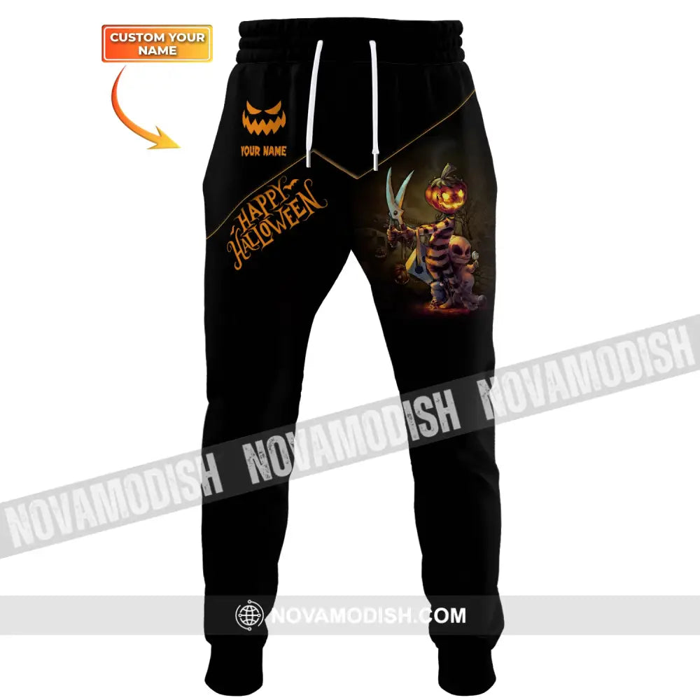 Unisex Clothing Custom Halloween Jogger Happy Pants For