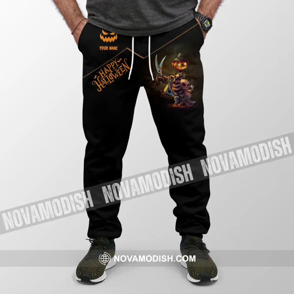 Unisex Clothing Custom Halloween Jogger Happy Pants For