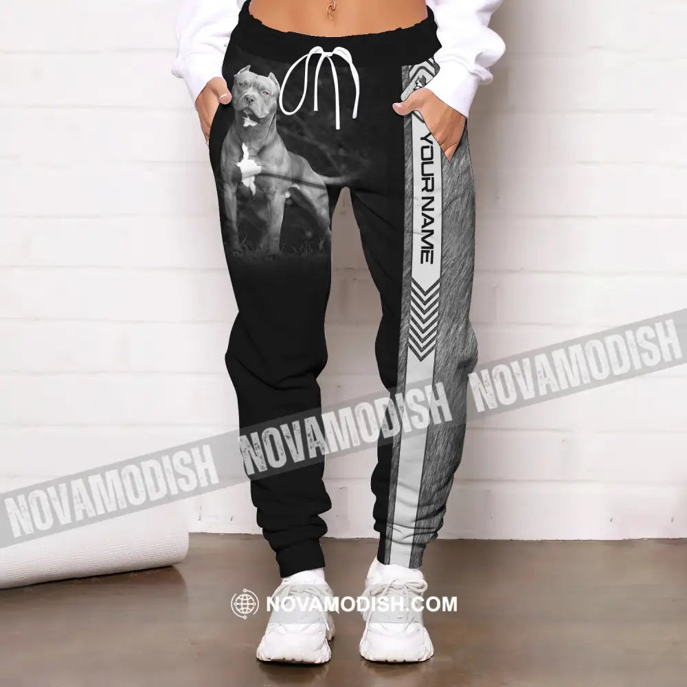 Unisex Clothing Custom Jogger Pit Bull Pants For Pet Lovers