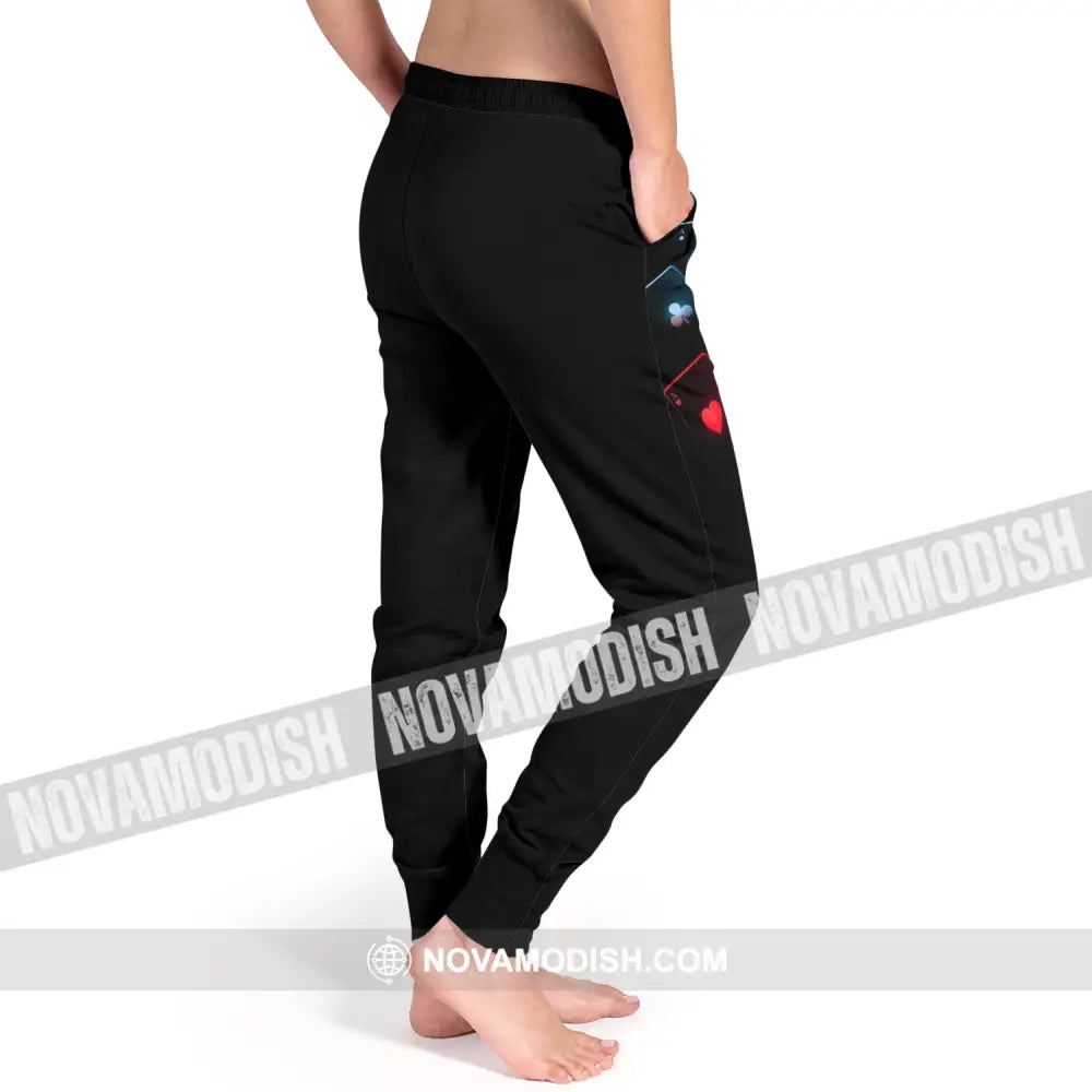 Unisex Clothing Custom Name Poker Jogger Pants Casino