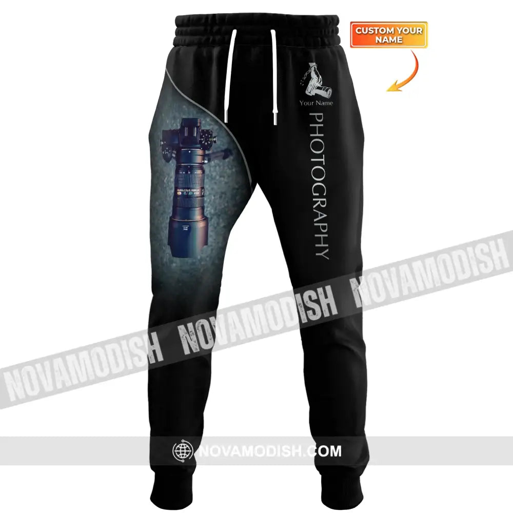 Unisex Clothing Custom Photography Jogger Pants Gift For Photographers