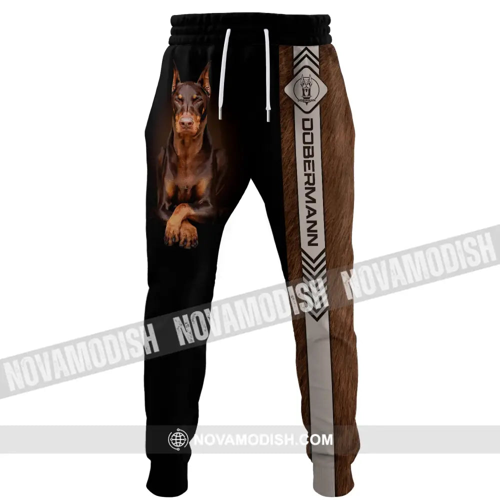 Unisex Clothing Dobermann Jogger Pants For Dog Lovers