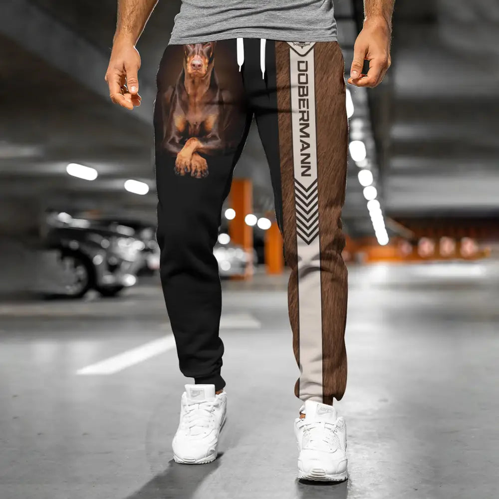 Unisex Clothing Dobermann Jogger Pants For Dog Lovers