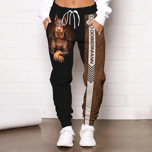 Unisex Clothing Dobermann Jogger Pants For Dog Lovers