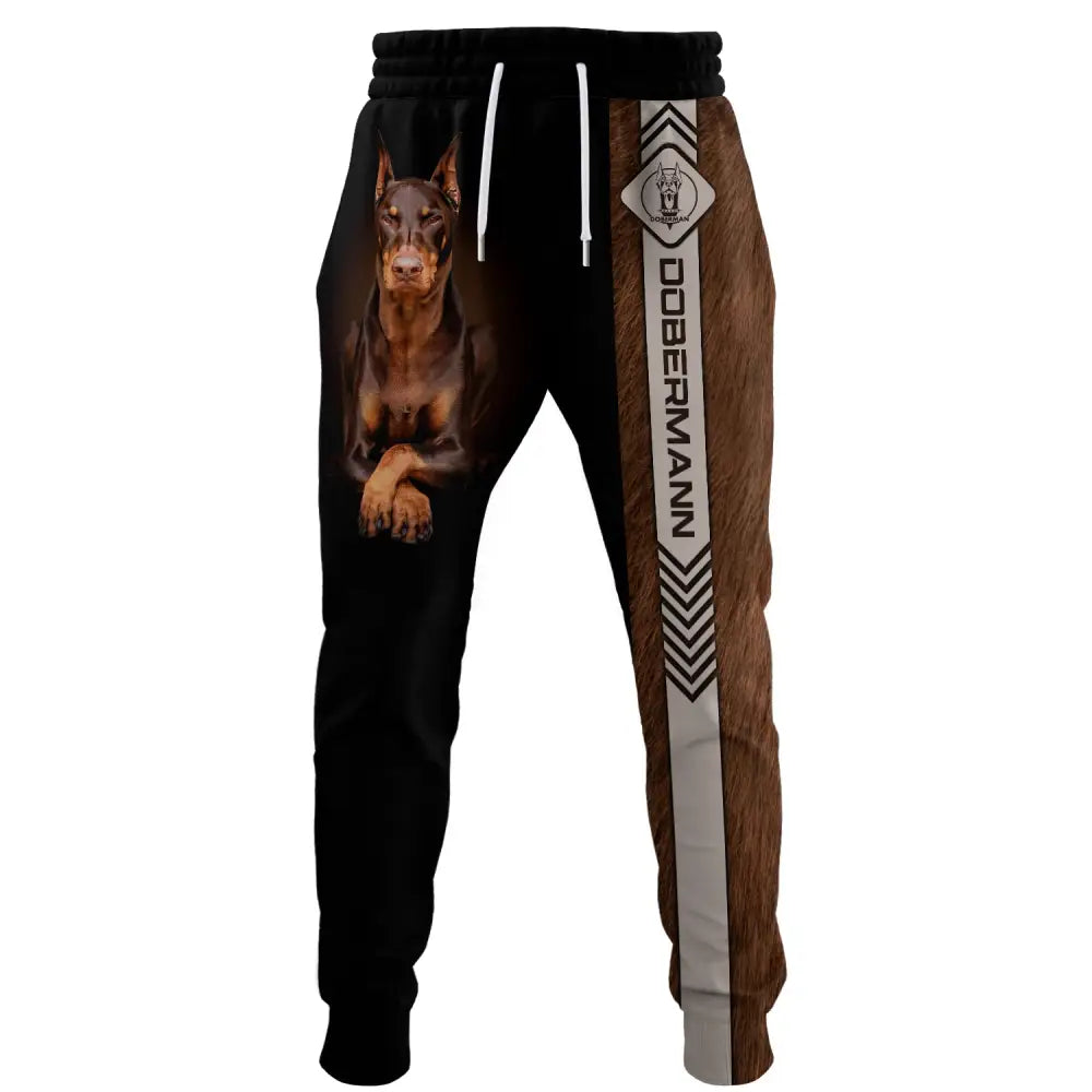 Unisex Clothing Dobermann Jogger Pants For Dog Lovers