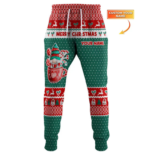 Unisex Clothing Gnome Christmas Jogger Sportwear Gift For Pants