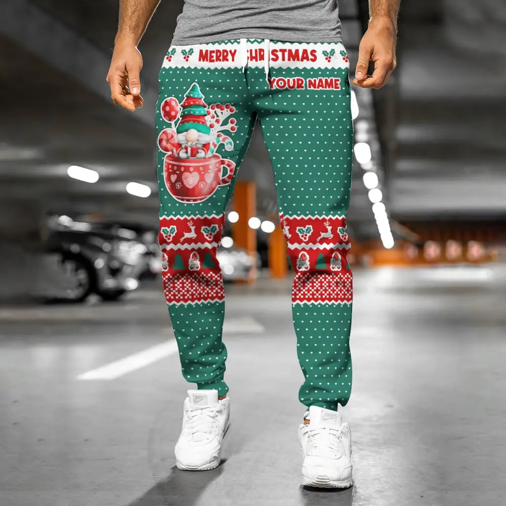 Unisex Clothing Gnome Christmas Jogger Sportwear Gift For Pants