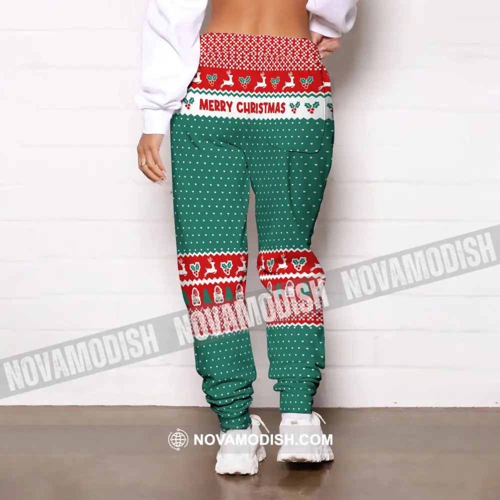 Unisex Clothing Gnome Christmas Jogger Sportwear Gift For Pants