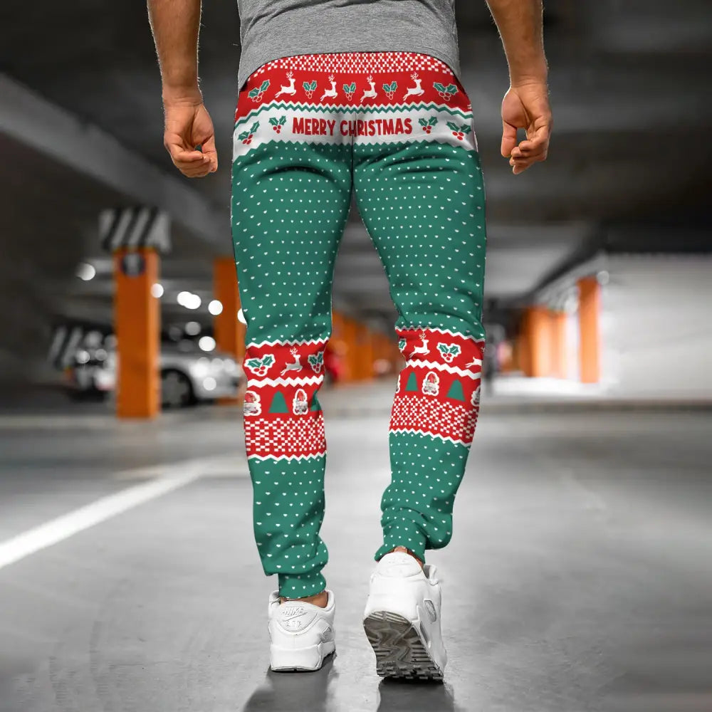 Unisex Clothing Gnome Christmas Jogger Sportwear Gift For Pants