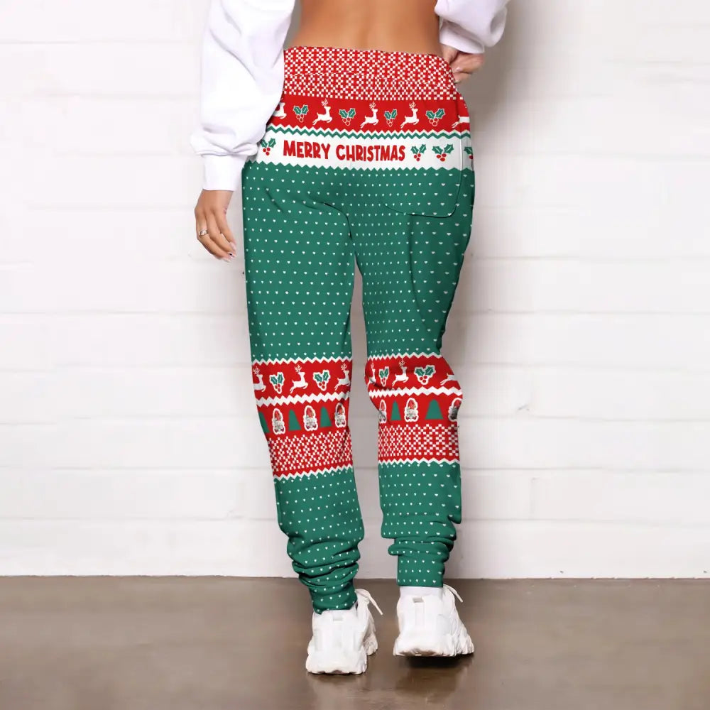 Unisex Clothing Gnome Christmas Jogger Sportwear Gift For Pants