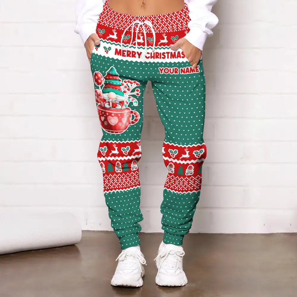 Unisex Clothing Gnome Christmas Jogger Sportwear Gift For Pants