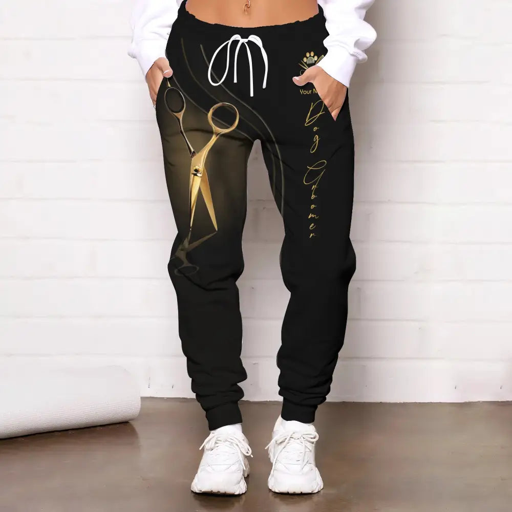 Unisex Clothing Groomer Jogger Sportwear Pant For Pet Pants