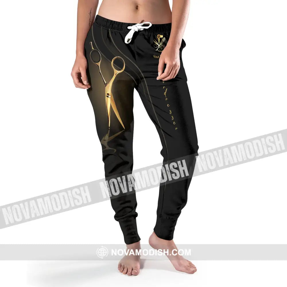 Unisex Clothing Hairdresser Jogger Pants For Hairstylists