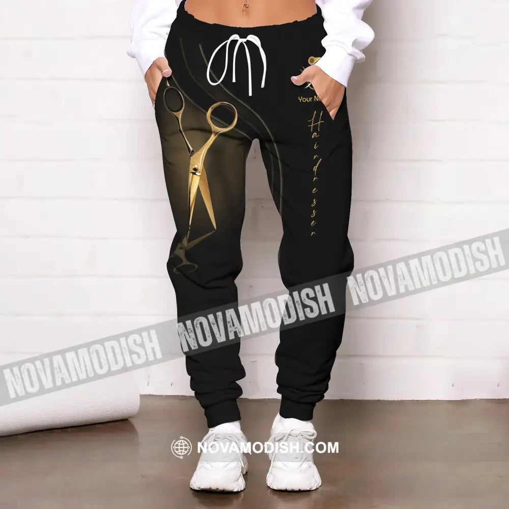 Unisex Clothing Hairdresser Jogger Pants For Hairstylists