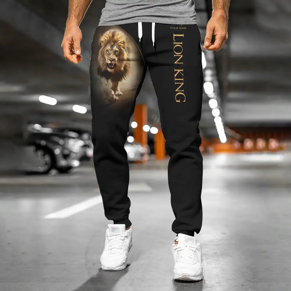 Unisex Clothing Lion King Jogger Pants For Lovers