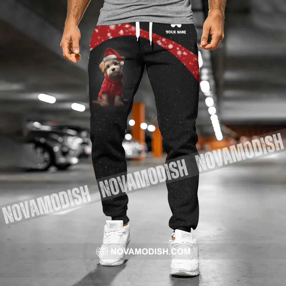 Unisex Clothing Maltese Christmas Jogger Sportwear Pant For Men And Women Pants