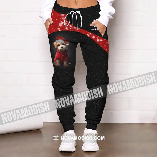 Unisex Clothing Maltese Christmas Jogger Sportwear Pant For Men And Women Pants