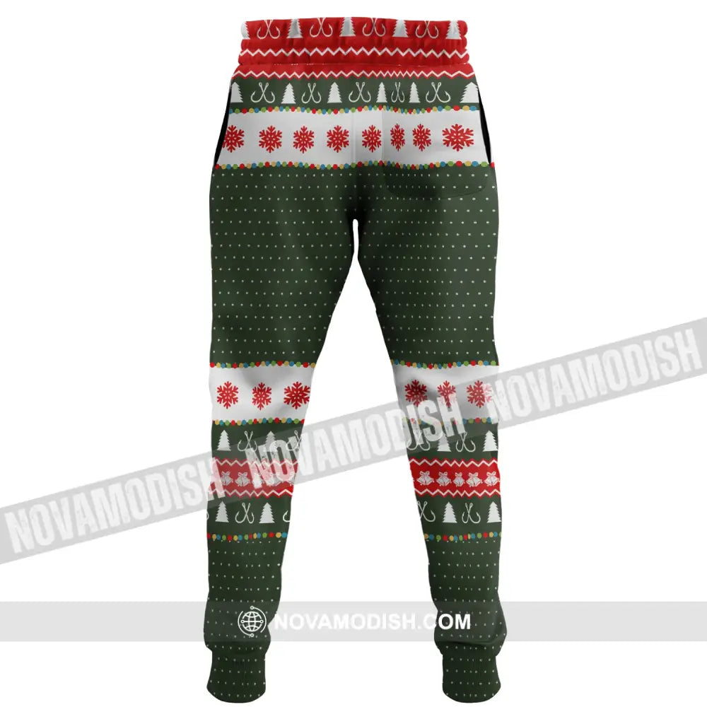 Unisex Clothing Merry Fishmas Jogger Sportwear Gift For Christmas Pants