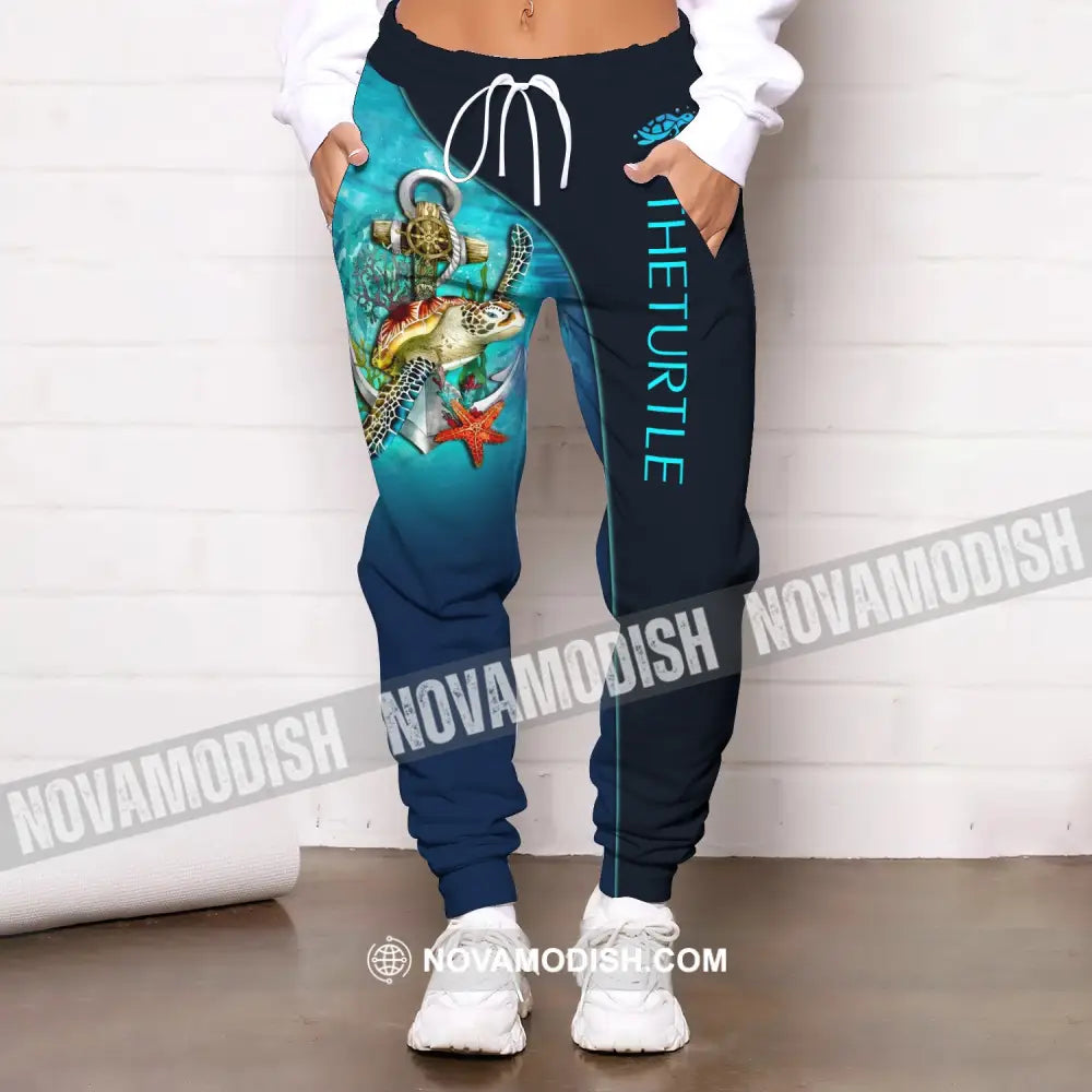 Unisex Jogger Pants Love Turtle Sea Animal Lover Gifts