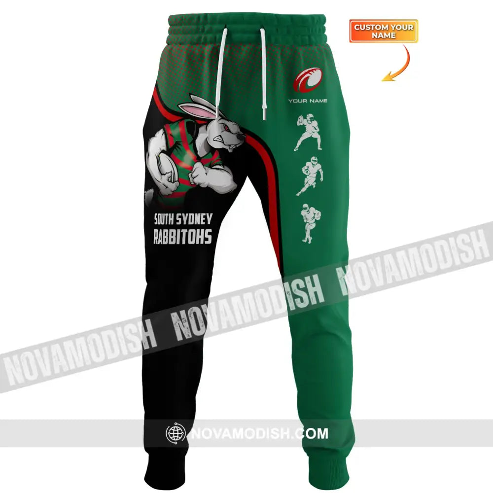 Unisex Jogger Pants South Sydney Rabbitohs Reggie The Rabbit Football Lover Gifts