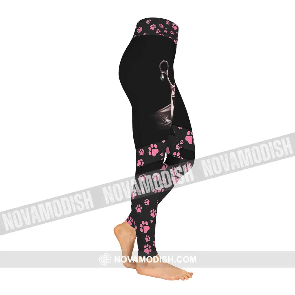 Unisex Pants - 3D Pants - Groomer Paws Legging Pants Pants