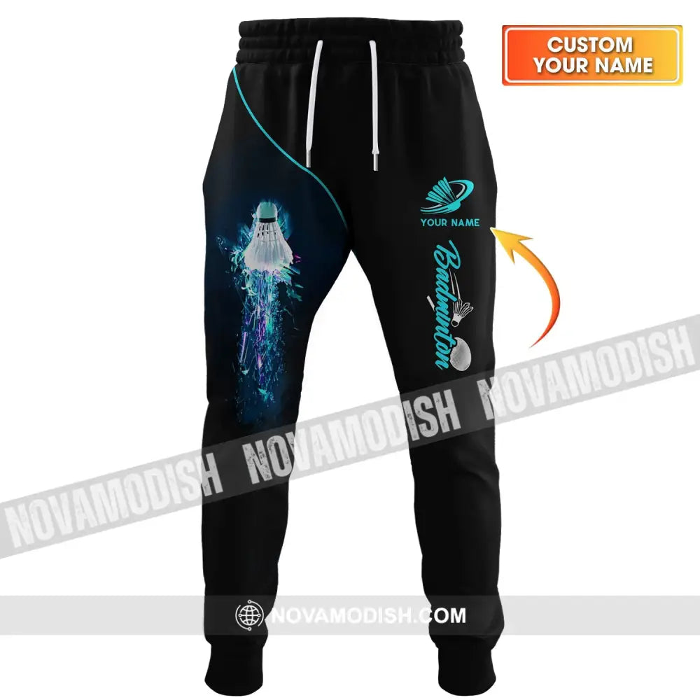 Unisex Pants Custom Badminton Jogger Badminton Pants Gift for Badminton Lovers S Pants